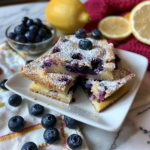 Blueberry Lavender Lemonade Bars